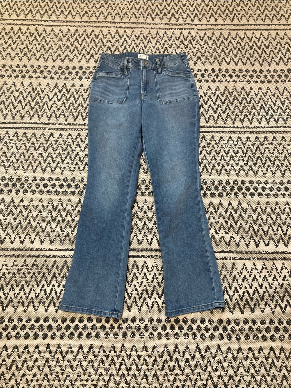 Maurices Medium Blue High-Rise Flare Jeans